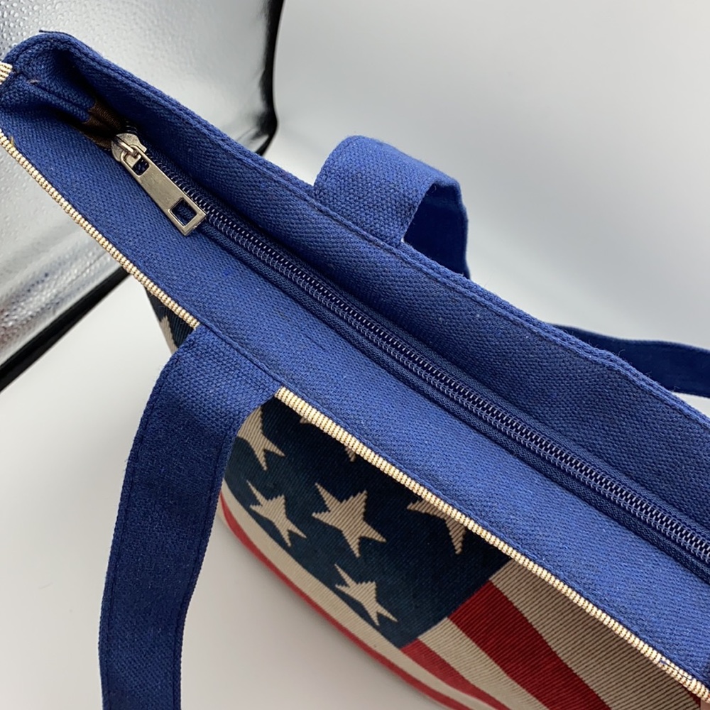 American Flag Beach Tote - Picture 10 of 17